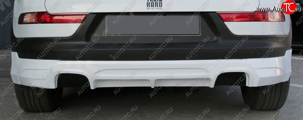 7 799 р. Накладка на задний бампер JSW Style  KIA Sportage  3 SL (2010-2016) дорестайлинг, рестайлинг (Неокрашенная)  с доставкой в г. Керчь