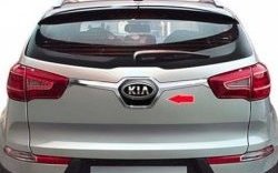 5 599 р. Накладка на крышку багажника СТ KIA Sportage 3 SL дорестайлинг (2010-2014)  с доставкой в г. Керчь. Увеличить фотографию 2