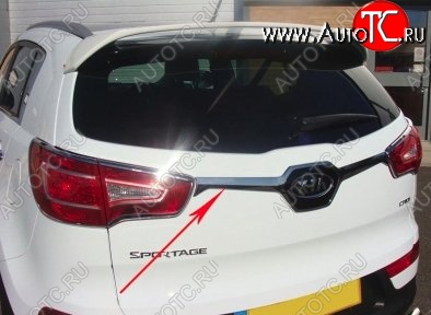5 599 р. Накладка на крышку багажника СТ KIA Sportage 3 SL дорестайлинг (2010-2014)  с доставкой в г. Керчь