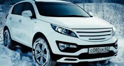 5 399 р. Накладка на передний бампер Ixion Style  KIA Sportage  3 SL (2010-2014) дорестайлинг (Неокрашенная)  с доставкой в г. Керчь. Увеличить фотографию 3