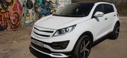 5 399 р. Накладка на передний бампер Ixion Style  KIA Sportage  3 SL (2010-2014) дорестайлинг (Неокрашенная)  с доставкой в г. Керчь. Увеличить фотографию 4