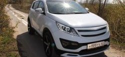 7 799 р. Накладка на передний бампер JSW Style  KIA Sportage  3 SL (2010-2014) дорестайлинг (Неокрашенная)  с доставкой в г. Керчь. Увеличить фотографию 6