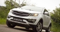 5 499 р. Диффузор переднего бампера RA  KIA Sportage  3 SL (2010-2014) дорестайлинг (Поверхность глянец (под окраску), Неокрашенная)  с доставкой в г. Керчь. Увеличить фотографию 4