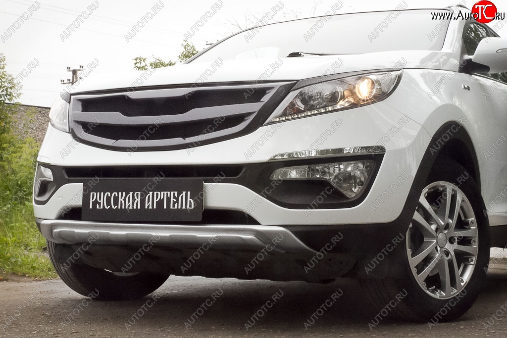 5 499 р. Диффузор переднего бампера RA  KIA Sportage  3 SL (2010-2014) дорестайлинг (Поверхность глянец (под окраску), Неокрашенная)  с доставкой в г. Керчь