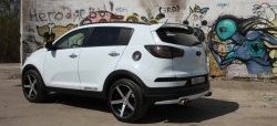 5 399 р. Накладка на задний бампер Ixion Style  KIA Sportage  3 SL (2010-2016) дорестайлинг, рестайлинг (Неокрашенная)  с доставкой в г. Керчь. Увеличить фотографию 5
