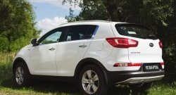 Диффузор заднего бампера RA KIA Sportage  3 SL (2010-2016) дорестайлинг, рестайлинг