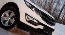 5 349 р. Решётка радиатора RA V2  KIA Sportage  3 SL (2010-2016) дорестайлинг, рестайлинг (С сеткой металлик, Неокрашенная)  с доставкой в г. Керчь. Увеличить фотографию 3