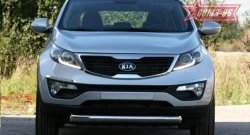 13 319 р. Защита переднего бампера одинарная Souz-96 (d76) KIA Sportage 3 SL дорестайлинг (2010-2014)  с доставкой в г. Керчь. Увеличить фотографию 2
