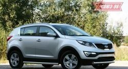 13 319 р. Защита переднего бампера одинарная Souz-96 (d76) KIA Sportage 3 SL дорестайлинг (2010-2014)  с доставкой в г. Керчь. Увеличить фотографию 3