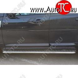 35 549 р. Широкая защита порогов с трубой диаметром 42 мм SLITKOFF v3  KIA Sportage  3 SL (2010-2016) дорестайлинг, рестайлинг  с доставкой в г. Керчь