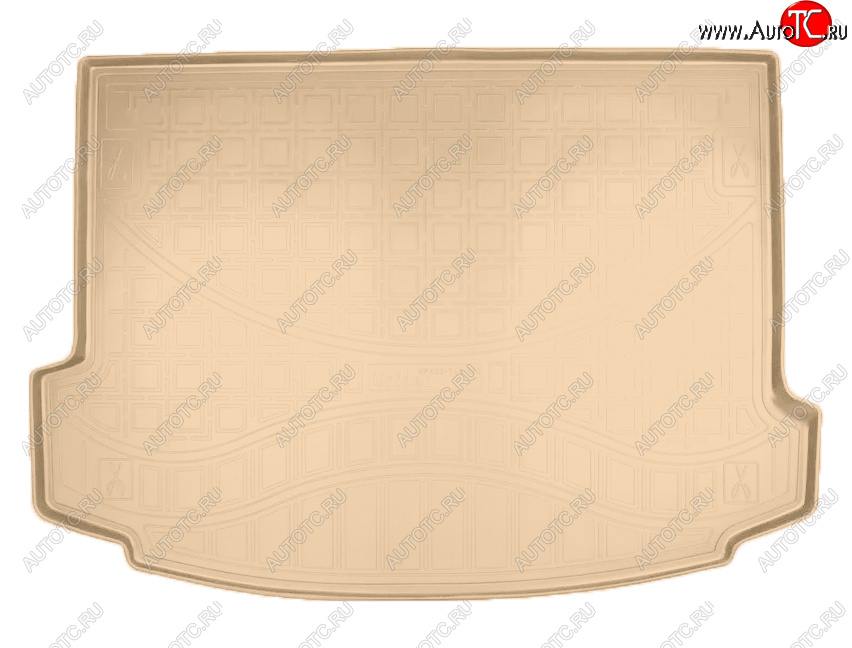 2 599 р. Коврик багажника Norplast  Land Rover Range Rover Evoque  2 L551 (2018-2025) (Цвет: бежевый)  с доставкой в г. Керчь
