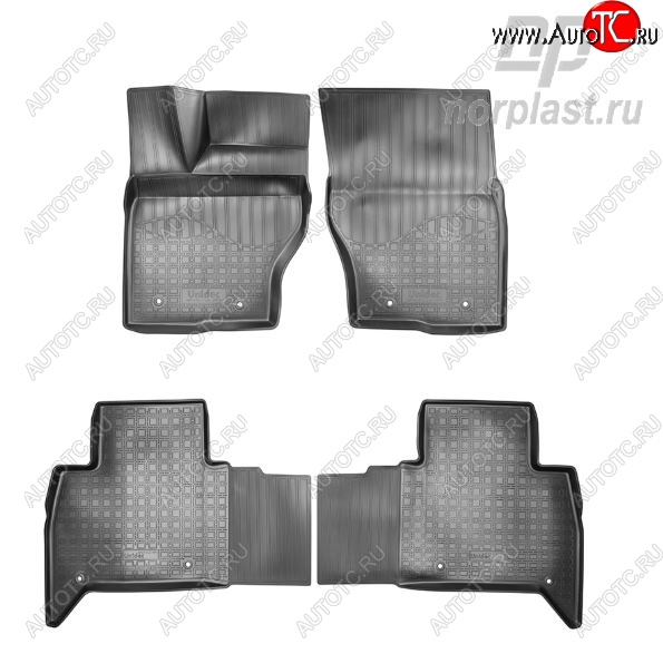 2 999 р. Коврики салонные Noplast Land Rover Discovery 5 L462 (2016-2025)  с доставкой в г. Керчь
