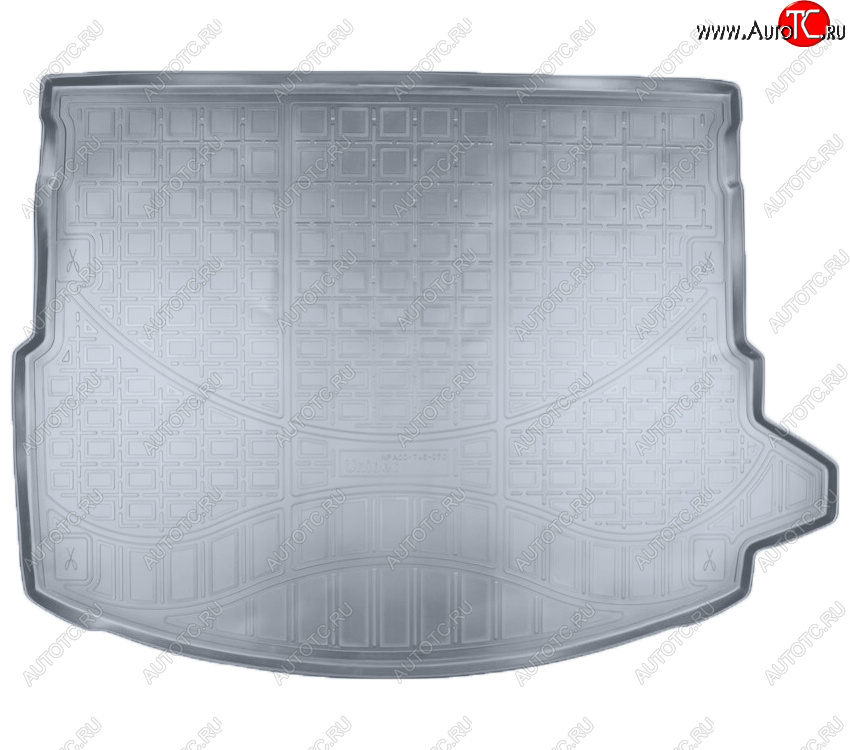 2 669 р. Коврик багажника Norplast Unidec  Land Rover Discovery Sport  L550 (2014-2019) дорестайлинг (Цвет: серый)  с доставкой в г. Керчь