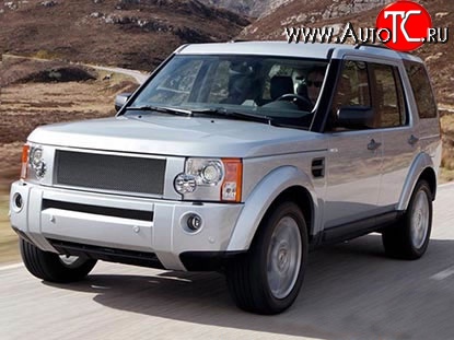 8 949 р. Решётка радиатора Stormer Style Land Rover Discovery 3 L319 (2004-2009) (Металлическая сетка, Неокрашенная)  с доставкой в г. Керчь