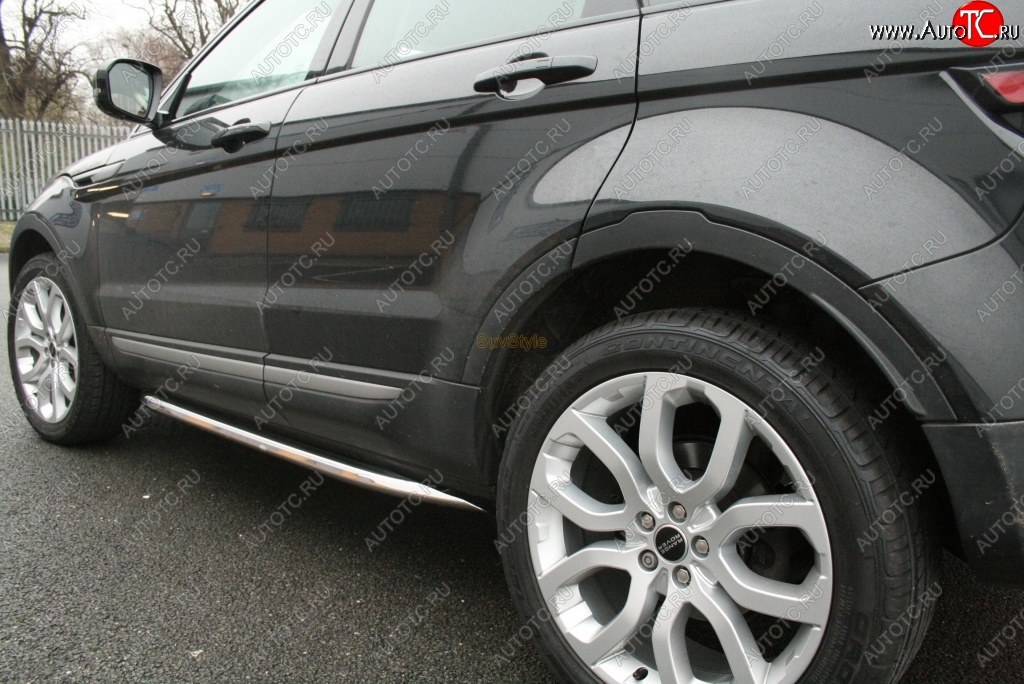 11 749 р. Пороги SS Land Rover Range Rover Evoque 1 L538 дорестайлинг 5 дв. (2011-2015)  с доставкой в г. Керчь