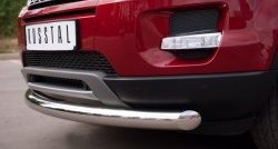 15 999 р. Одинарная защита переднего бампера диаметром 76 мм (Prestige u Pure) SLITKOFF  Land Rover Range Rover Evoque  1 L538 (2011-2015) дорестайлинг 3 дв., дорестайлинг 5 дв.  с доставкой в г. Керчь. Увеличить фотографию 3