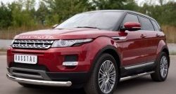 15 999 р. Одинарная защита переднего бампера диаметром 76 мм (Prestige u Pure) SLITKOFF  Land Rover Range Rover Evoque  1 L538 (2011-2015) дорестайлинг 3 дв., дорестайлинг 5 дв.  с доставкой в г. Керчь. Увеличить фотографию 4