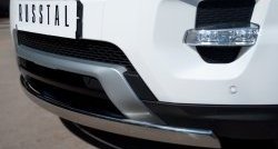 12 999 р. Защита переднего бампера (Ø75х42 мм, нержавейка, Dynamic) Russtal Land Rover Range Rover Evoque 1 L538 дорестайлинг 5 дв. (2011-2015)  с доставкой в г. Керчь. Увеличить фотографию 3