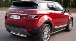 12 299 р. Защита порогов из круглой трубы диаметром 63 мм (Prestige u Pure) Russtal Land Rover Range Rover Evoque 1 L538 дорестайлинг 5 дв. (2011-2015) (Защита порогов с со скосами на торцах (вариант 1))  с доставкой в г. Керчь. Увеличить фотографию 4