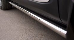12 299 р. Защита порогов из круглой трубы диаметром 63 мм (Prestige u Pure) Russtal Land Rover Range Rover Evoque 1 L538 дорестайлинг 5 дв. (2011-2015) (Защита порогов с со скосами на торцах (вариант 1))  с доставкой в г. Керчь. Увеличить фотографию 10
