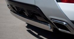 12 999 р. Защита заднего бампера (Ø75x42 мм, нержавейка, Dynamic) Russtal Land Rover Range Rover Evoque 1 L538 дорестайлинг 5 дв. (2011-2015)  с доставкой в г. Керчь. Увеличить фотографию 3