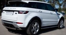 12 999 р. Защита заднего бампера (Ø75x42 мм, нержавейка, Dynamic) Russtal Land Rover Range Rover Evoque 1 L538 дорестайлинг 5 дв. (2011-2015)  с доставкой в г. Керчь. Увеличить фотографию 4