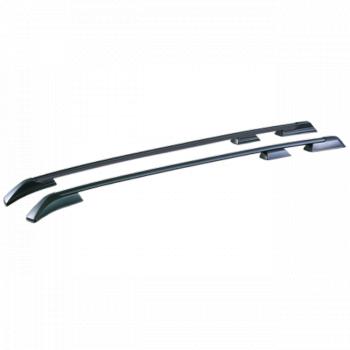 Рейлинги АПС Land Rover Freelander  L359 (2006-2012) дорестайлинг, 1-ый рестайлинг (Черные, без поперечин)