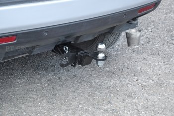 15 099 р. Фаркоп Petroil Tuning (съемный квадрат) Land Rover Freelander L359 1-ый рестайлинг (2010-2012)  с доставкой в г. Керчь. Увеличить фотографию 2
