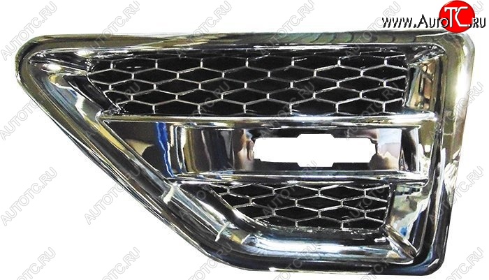 1 599 р. Левая вставка в переднее крыло SAT (хром)  Land Rover Freelander  L359 (2006-2010) дорестайлинг  с доставкой в г. Керчь