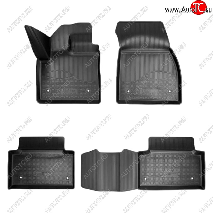 2 899 р. Коврики салонные Noplast Land Rover Range Rover Evoque 2 L551 (2018-2025) (Черные)  с доставкой в г. Керчь