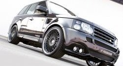 5 199 р. Пороги накладки HAMANN CONQUEROR I Land Rover Range Rover Sport 1 L320 дорестайлинг (2005-2009) (Неокрашенные)  с доставкой в г. Керчь. Увеличить фотографию 8
