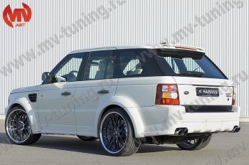 23 899 р. Пороги накладки HAMMAN  Land Rover Range Rover Sport  1 L320 (2005-2009) дорестайлинг (Неокрашенные)  с доставкой в г. Керчь. Увеличить фотографию 2