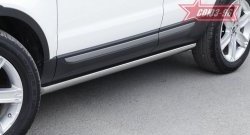 14 579 р. Защита порогов из овальной трубы Souz-96 (d75х42) Land Rover Range Rover Evoque 1 L538 дорестайлинг 5 дв. (2011-2015)  с доставкой в г. Керчь. Увеличить фотографию 2