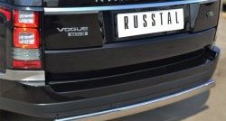 12 999 р. Защита заднего бампера (Ø75x42 мм, нержавейка) Russtal Land Rover Range Rover 4 L405 дорестайлинг (2012-2017)  с доставкой в г. Керчь. Увеличить фотографию 2