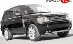 23 049 р. Накладка Verge на передний бампер Land Rover Range Rover 3 L322 дорестайлинг (2002-2006) (Неокрашенная)  с доставкой в г. Керчь. Увеличить фотографию 2