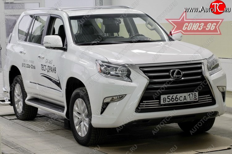 10 259 р. Декоративные элементы воздухозаборника Souz-96 (d16) Lexus GX460 J150 1-ый рестайлинг (2013-2019)  с доставкой в г. Керчь