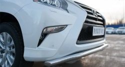 17 999 р. Защита переднего бампера (Ø63 мм волна, нержавейка) SLITKOFF  Lexus GX460  J150 (2013-2022) 1-ый рестайлинг, 2-ой рестайлинг  с доставкой в г. Керчь. Увеличить фотографию 4