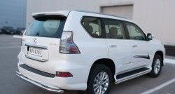 21 699 р. Защита заднего бампера (Ø63 и 42 мм, с углами, нержавейка) SLITKOFF  Lexus GX460  J150 (2013-2022) 1-ый рестайлинг, 2-ой рестайлинг  с доставкой в г. Керчь. Увеличить фотографию 2