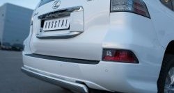 12 499 р. Защита заднего бампера (Ø75x42 мм, нержавейка) Russtal Lexus GX460 J150 1-ый рестайлинг (2013-2019)  с доставкой в г. Керчь. Увеличить фотографию 3