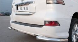17 599 р. Защита заднего бампера (Ø76 мм уголки, нержавейка) SLITKOFF Lexus GX460 J150 1-ый рестайлинг (2013-2019)  с доставкой в г. Керчь. Увеличить фотографию 3