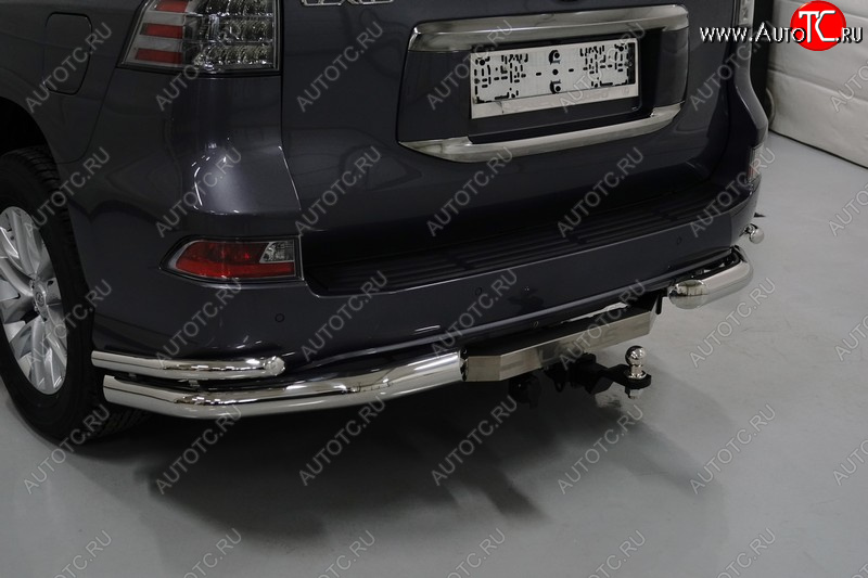 23 899 р. Фаркоп (тягово-сцепное устройство) TCC (надпись Lexus)  Lexus GX460  J150 (2019-2022) 2-ой рестайлинг (Оцинкованный, шар E - нержавейка)  с доставкой в г. Керчь