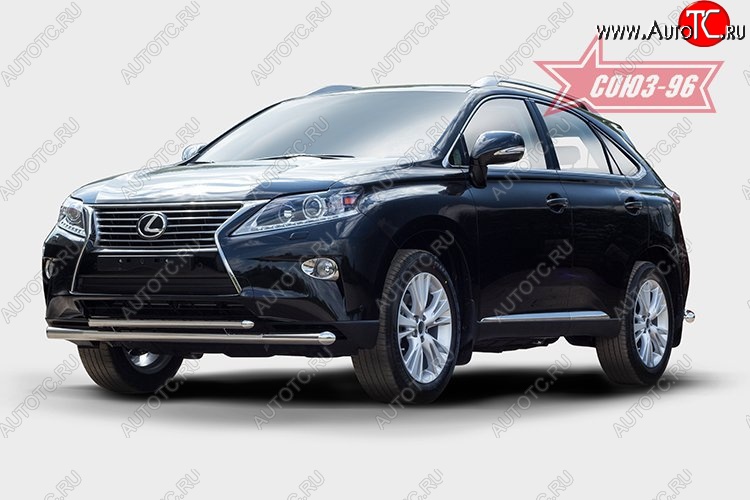 24 659 р. Защита переднего бампера одинарная Souz-96 (d60/42). Lexus RX350 AL10 рестайлинг (2012-2015)  с доставкой в г. Керчь