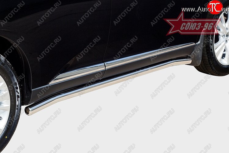 17 819 р. Защита порогов Souz-96 (d60) Lexus RX 270 AL20 дорестайлинг (2015-2019)  с доставкой в г. Керчь
