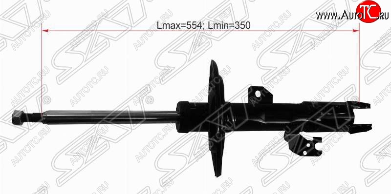 3 999 р. Левый амортизатор передний SAT (пружина бочка) Toyota Camry XV30 дорестайлинг (2001-2004)  с доставкой в г. Керчь