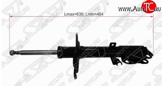 4 089 р. Правый амортизатор задний SAT (пружина бочка) Lexus ES300 XV30 дорестайлинг (2001-2003)  с доставкой в г. Керчь