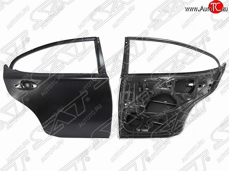 12 999 р. Правая дверь задняя SAT  Lexus ES250  XV60 - ES350  XV60 (Неокрашенная)  с доставкой в г. Керчь