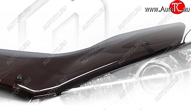 2 599 р. Дефлектор капота (exclusive) CA-Plastiс Lexus GS300 S160 дорестайлинг (1997-2001) (серия Classic полупрозрачный, Без надписи)  с доставкой в г. Керчь
