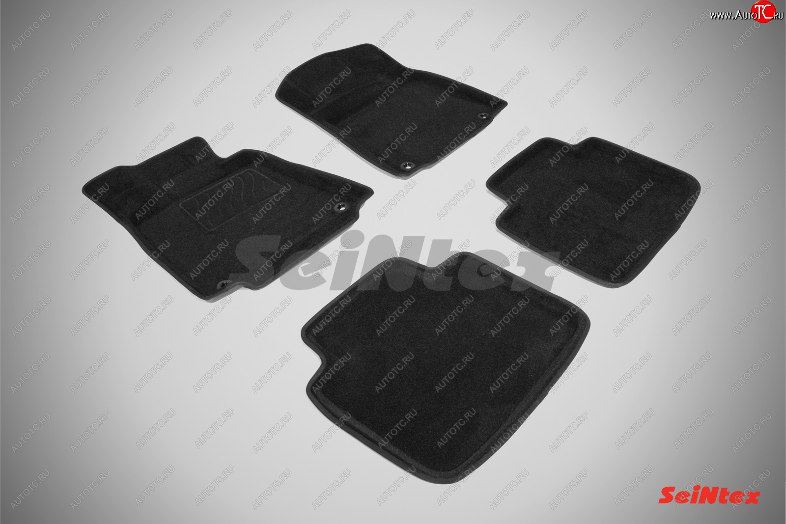 5 699 р. Комплект 3D ковриков в салон (ворсовые / чёрные) Seintex  Lexus GS300  S190 (2005-2006) дорестайлинг  с доставкой в г. Керчь