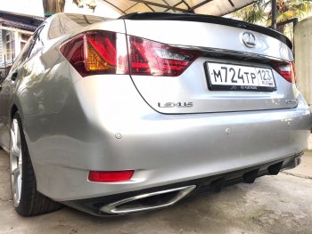 3 399 р. Лип спойлер F-Sport  Lexus GS250  L10 (2011-2016) (Неокрашенный)  с доставкой в г. Керчь. Увеличить фотографию 5