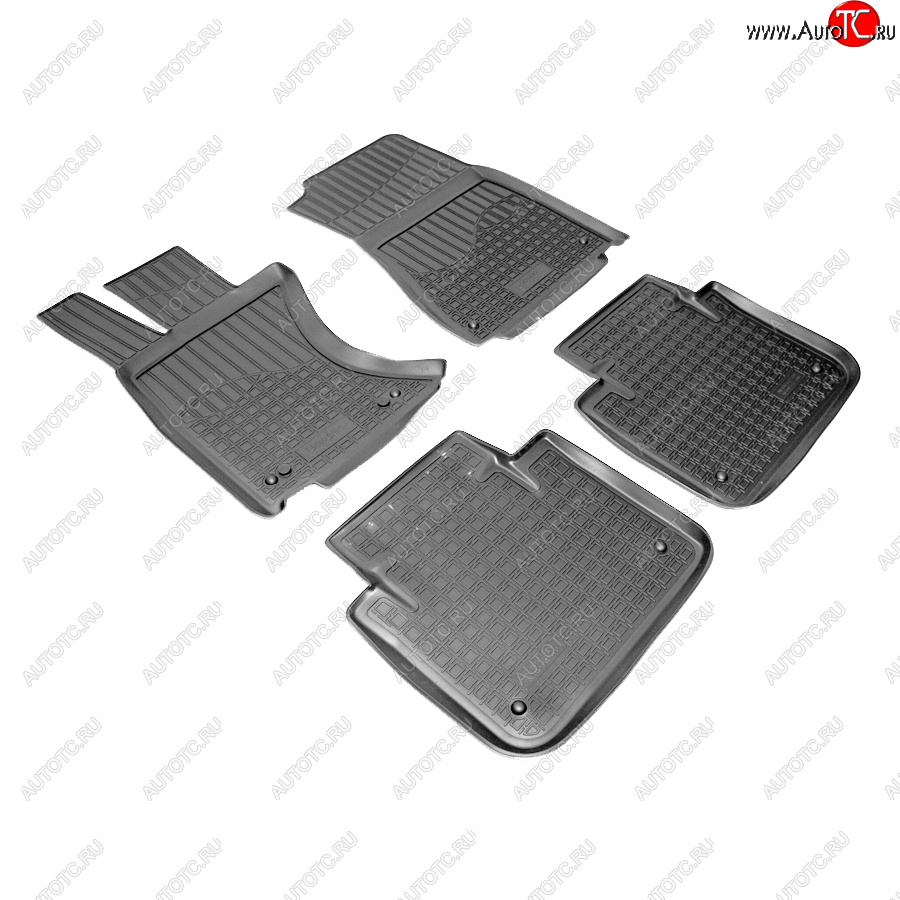 3 589 р. Комплект ковриков в салон Norplast Unidec (задний привод) Lexus GS250 L10 (2011-2016) (Цвет: черный)  с доставкой в г. Керчь